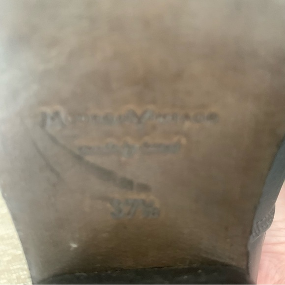 Black Modern Vintage Leather Ankle Boots - Picture 13 of 14